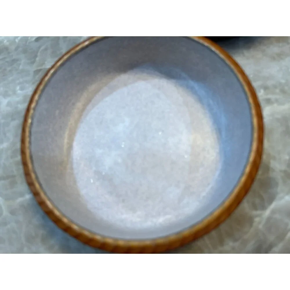 2 Durofeu Round Oven Dish France Textured Faience Round Casserole Serving Baking